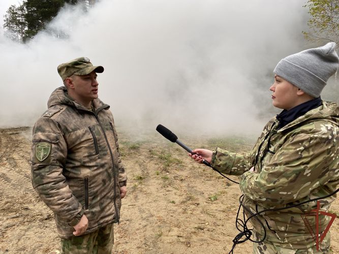 Рота РХБ защиты северского соединения Росгвардии вернулась с полевого выхода (видео)